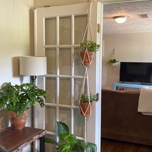 Handmade macrame plant hanger
